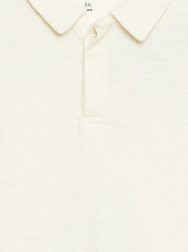 T-shirt polo Blanc - Kiabi