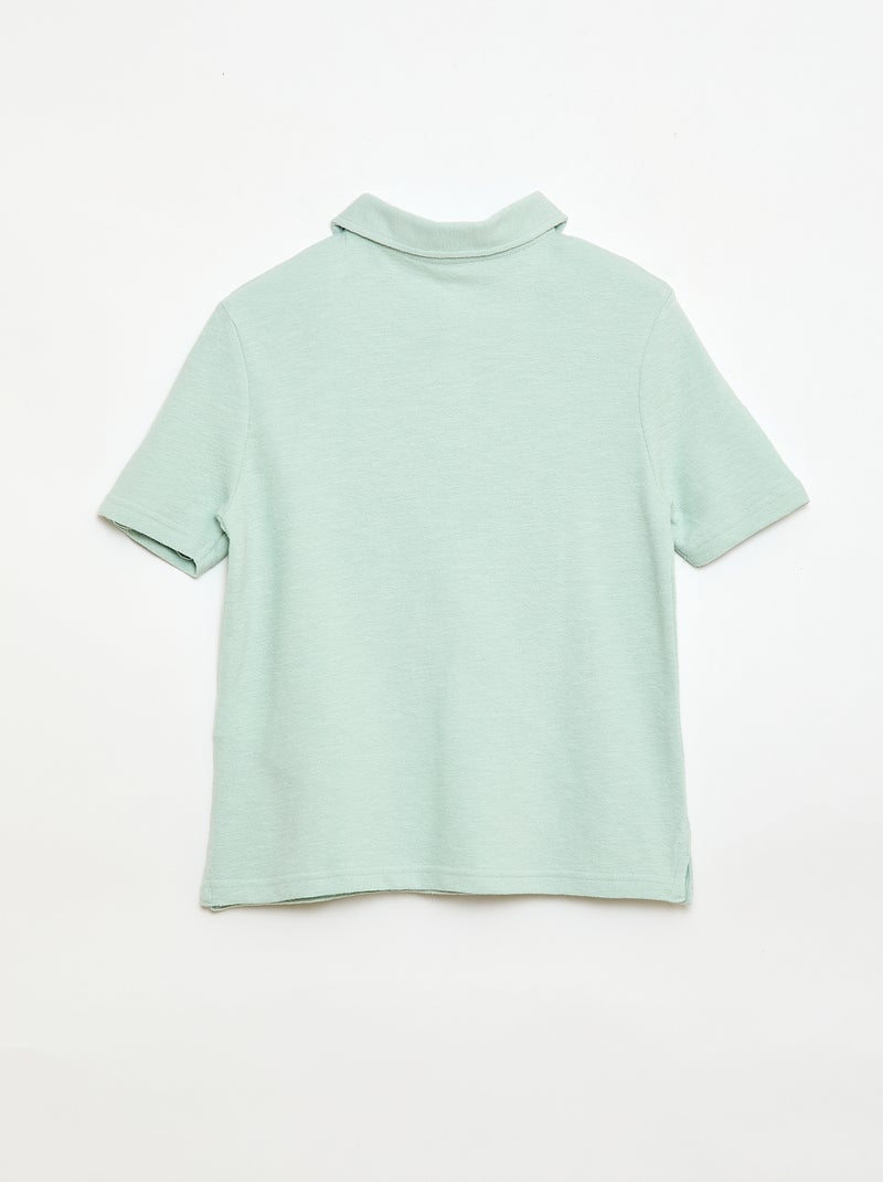 T-shirt polo Bleu - Kiabi