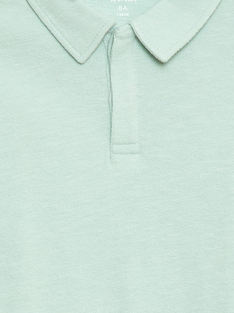 T-shirt polo Bleu - Kiabi