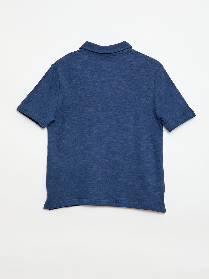 T-shirt polo Bleu - Kiabi