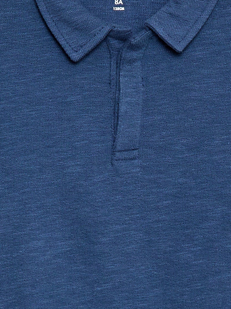 T-shirt polo Bleu - Kiabi