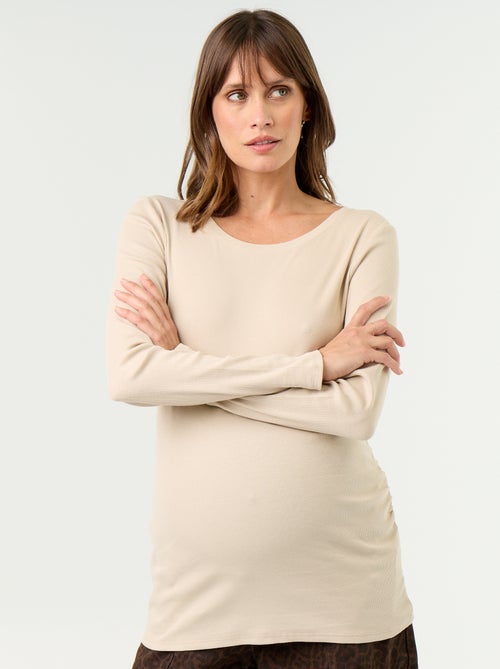 T-shirt premaman a costine - Kiabi