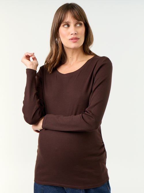 T-shirt premaman a costine - Kiabi