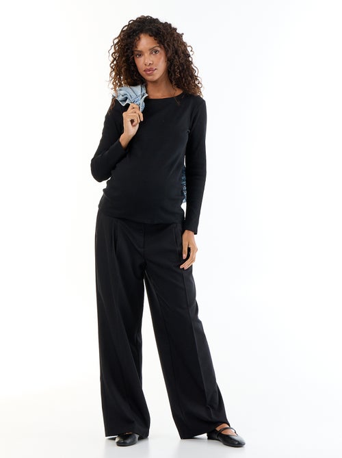 T-shirt premaman a costine - Kiabi T-shirt premaman a costine - Kiabi