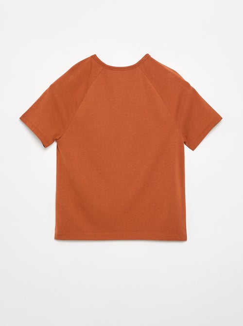 T-shirt ricamata a maniche corte - Kiabi
