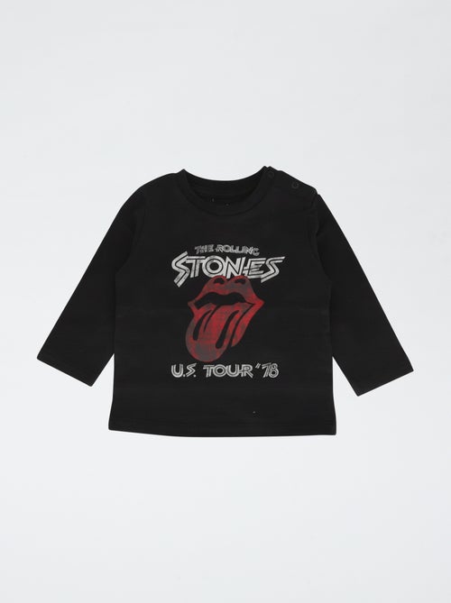 T-shirt 'Rolling Stones' à manches courtes - Kiabi