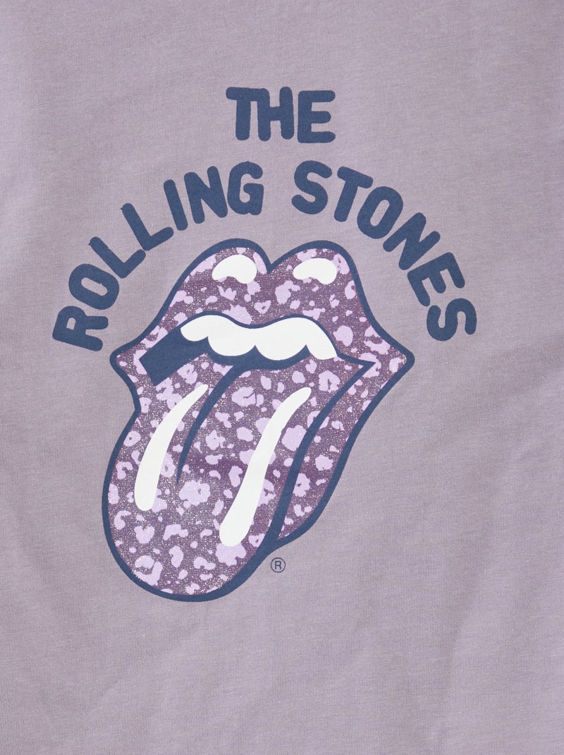 T-shirt 'Rolling Stones' manches courtes VIOLET - Kiabi