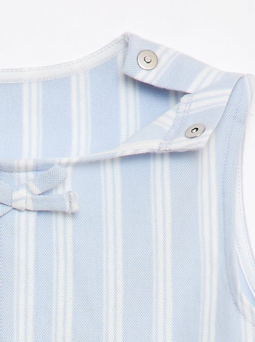 T-shirt sans manche avec noeuds fantaisies - collection facile à enfiler - Kiabi