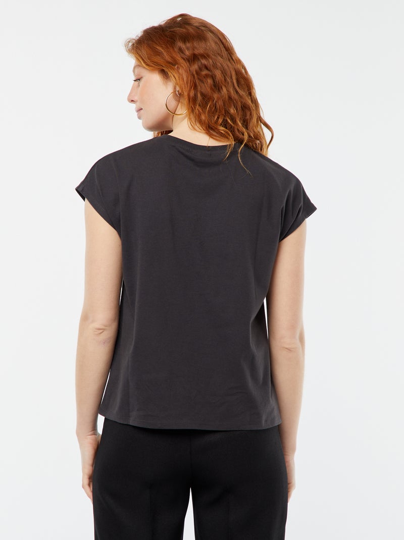 T-shirt sans manches 'Disney' NOIR - Kiabi