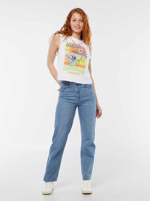 T-shirt sans manches 'Stitch' 'Disney' - Kiabi