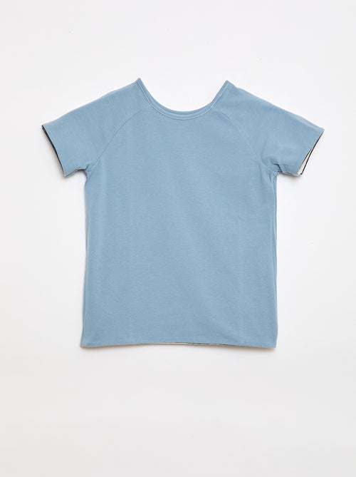 T-shirt sans sens & réversible à manches courtes - Kiabi