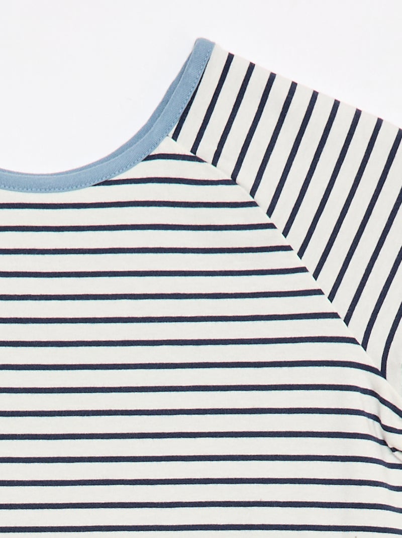 T-shirt sans sens & réversible à manches courtes Bleu - Kiabi