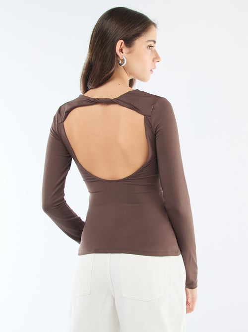 T-shirt schiena scoperta - Kiabi