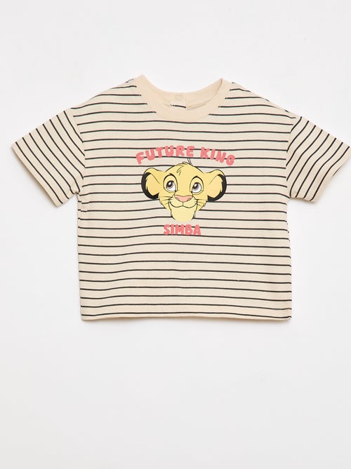 T-shirt 'Simba' 'Disney' à manches courtes - Kiabi