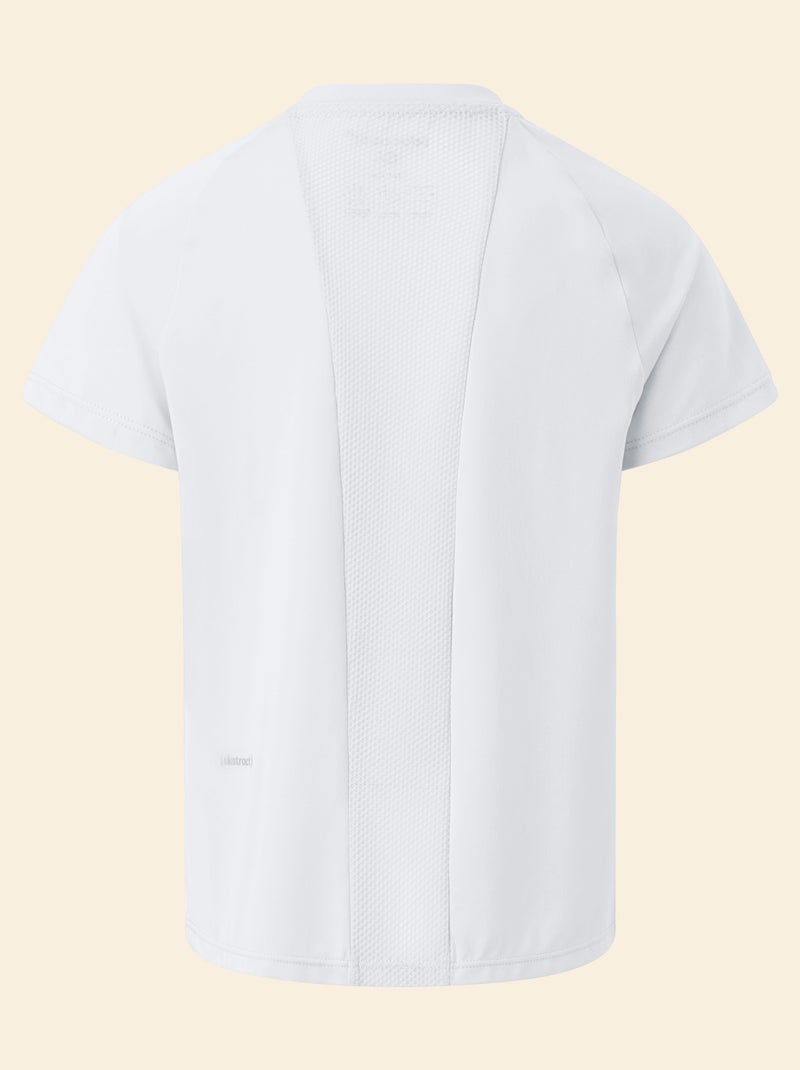 T-shirt sport fluido a maniche corte (Ekstract) Bianco - Kiabi