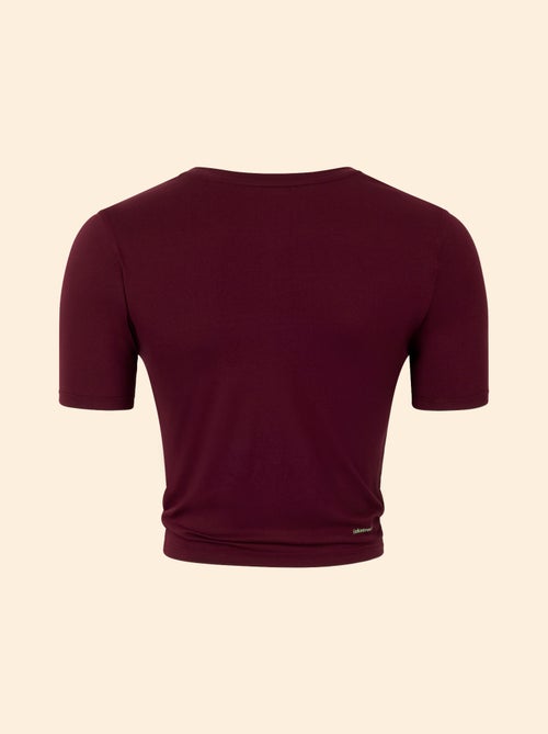 T-shirt sportiva arricciata - (ekstract) - Kiabi