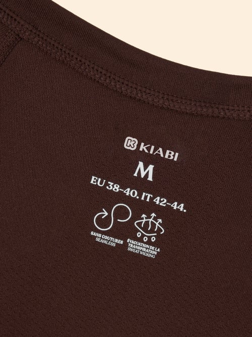T-shirt sportiva effetto seconda pelle - Kiabi
