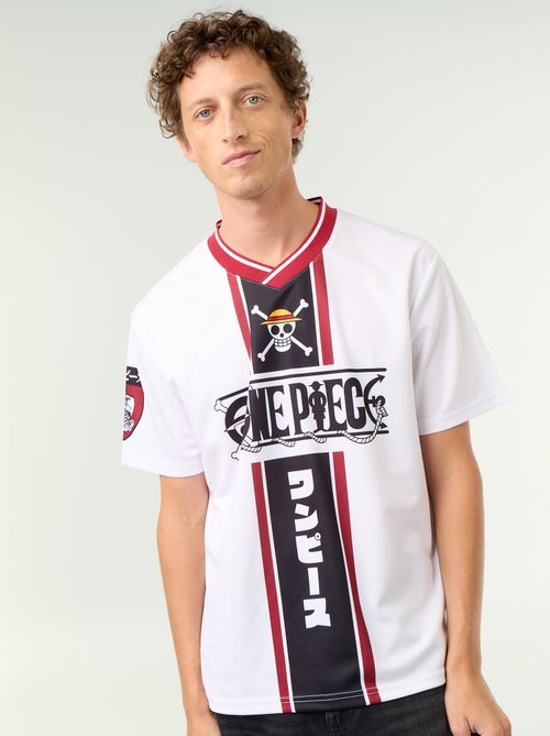T-shirt sportiva "One Piece" "Luffy" a maniche corte - Kiabi