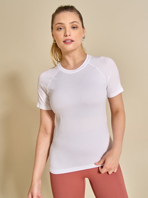 T-shirt sportivo effetto seconda pelle - (ekstract) - Kiabi