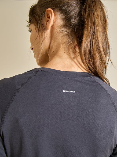 T-shirt sportivo effetto seconda pelle - (ekstract) - Kiabi