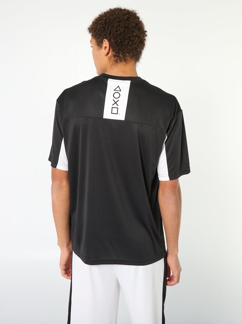 T-shirt sportivo 'Playstation' Nero - Kiabi