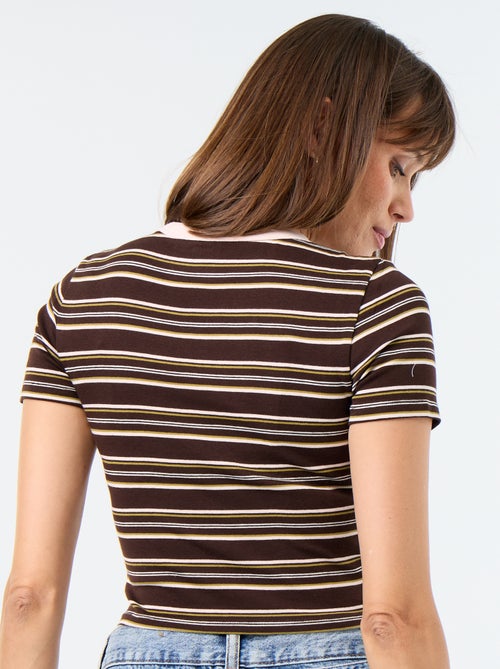 T-shirt stampata a maniche corte con motivo - Kiabi T-shirt stampata a maniche corte con motivo - Kiabi