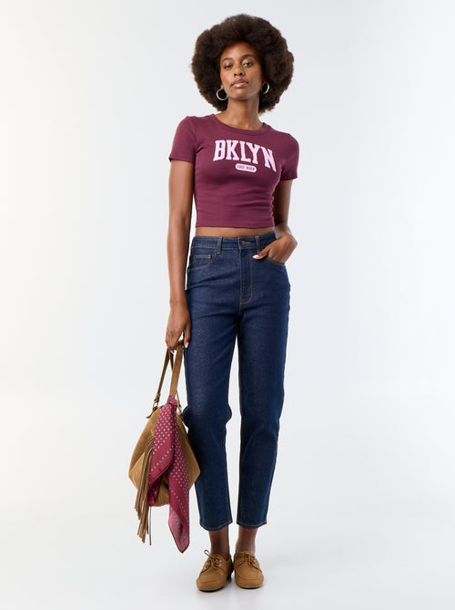 T-shirt stampata a maniche corte con motivo - Kiabi T-shirt stampata a maniche corte con motivo - Kiabi