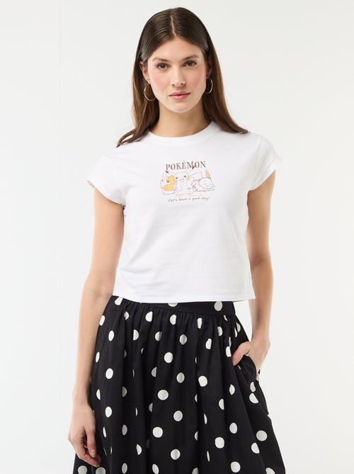 T-shirt stampata a maniche corte 'Pokémon' - Kiabi