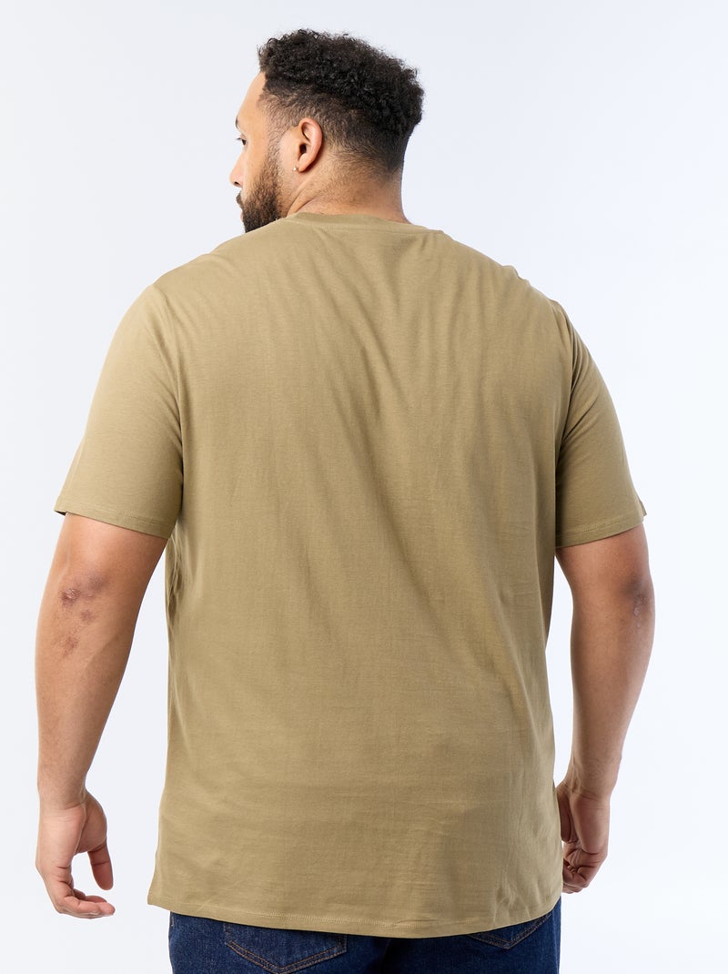 T-shirt stampata a maniche corte Verde - Kiabi
