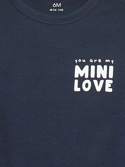 T-shirt stampata a maniche lunghe - Kiabi T-shirt stampata a maniche lunghe - Kiabi