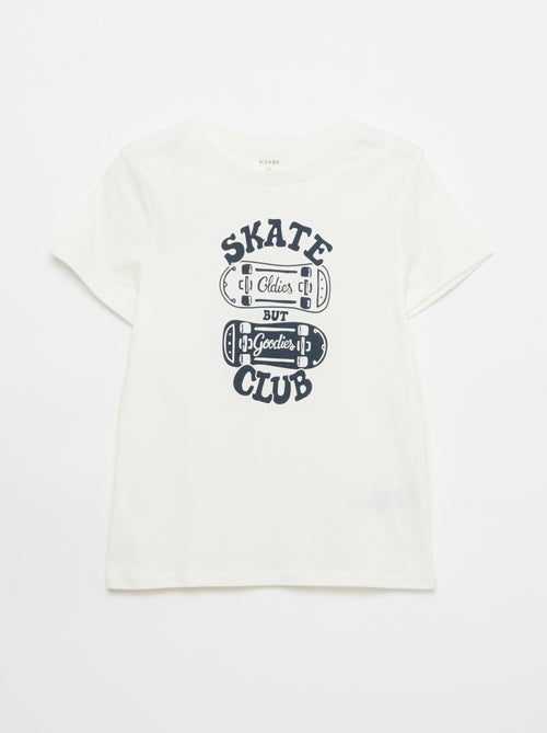 T-shirt stampata con messaggio - Kiabi