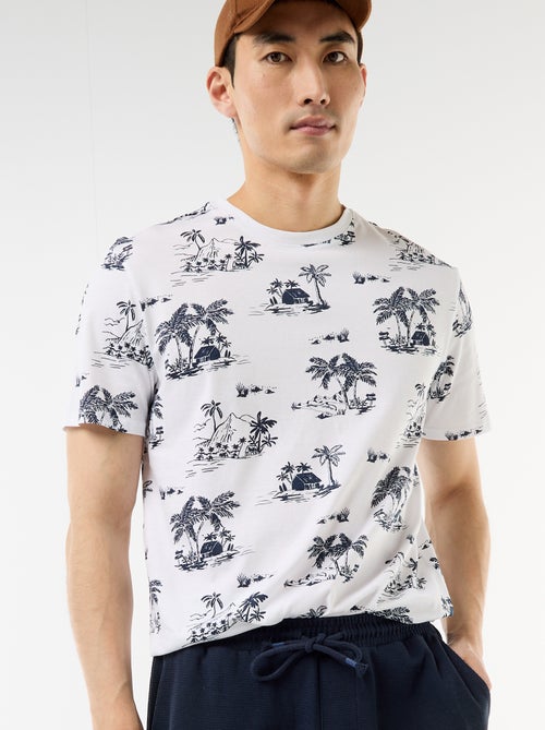T-shirt stampata fantasia - Kiabi