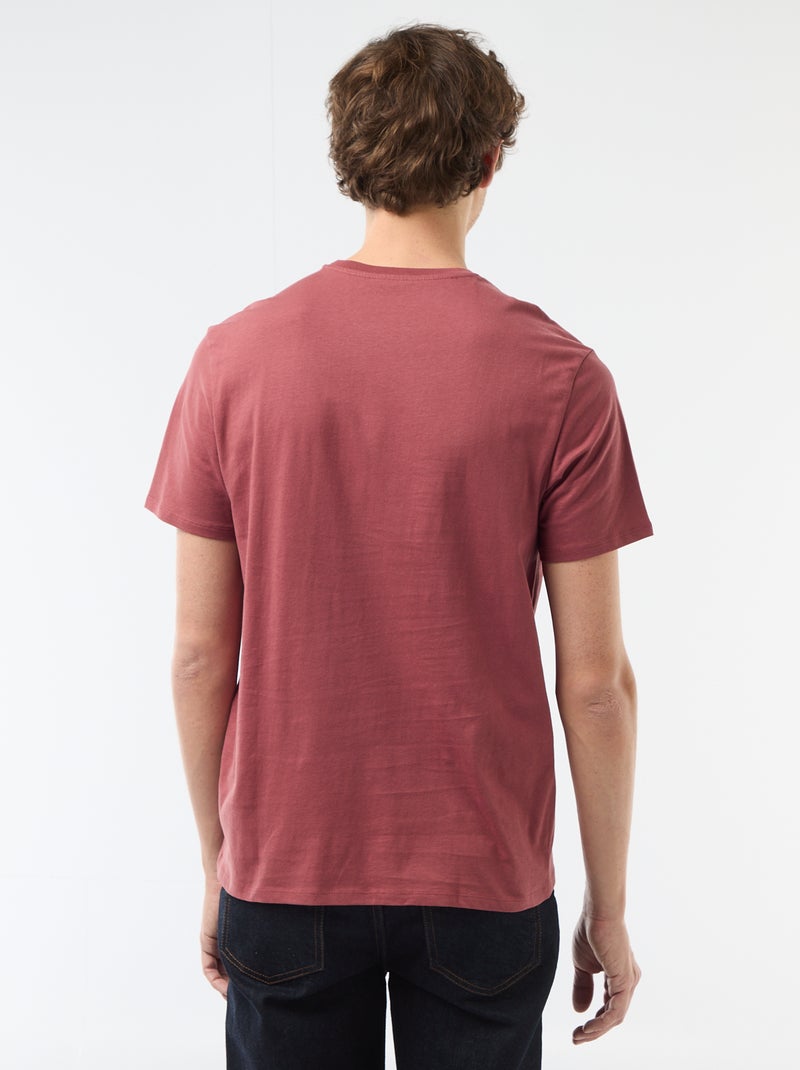 T-shirt stampata fantasia Rosso - Kiabi