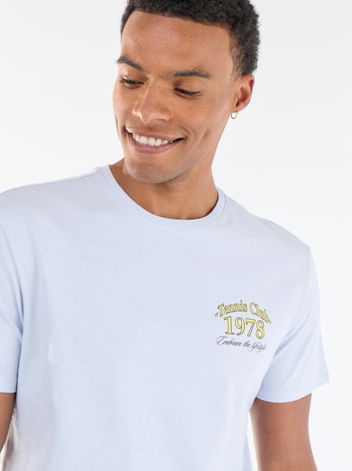 T-shirt stampata fronte/retro a maniche corte - Kiabi