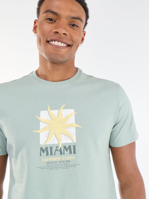 T-shirt stampata fronte/retro a maniche corte - Kiabi