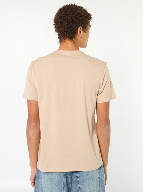 T-shirt stampata in cotone tinta unita - Kiabi