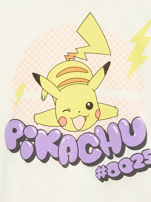 T-shirt stampata 'Pokémon' 'Pikachu' tinta unita - Kiabi T-shirt stampata 'Pokémon' 'Pikachu' tinta unita - Kiabi