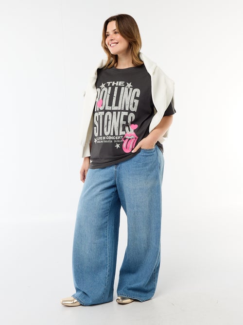T-shirt stampata 'The Rolling Stones' maniche corte - Kiabi