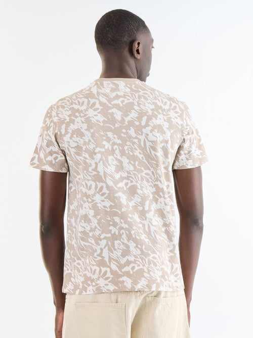 T-shirt stampato fantasia a maniche corte - Kiabi