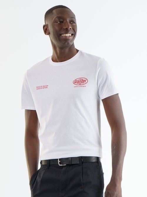 T-shirt stampato fantasia a maniche corte - Kiabi