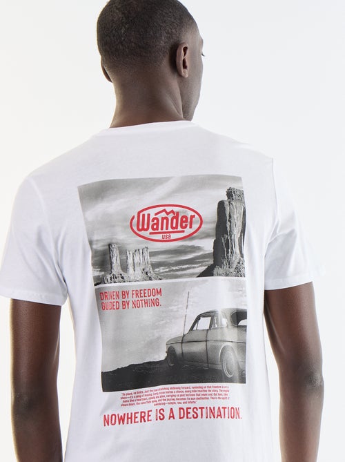 T-shirt stampato fantasia a maniche corte - Kiabi