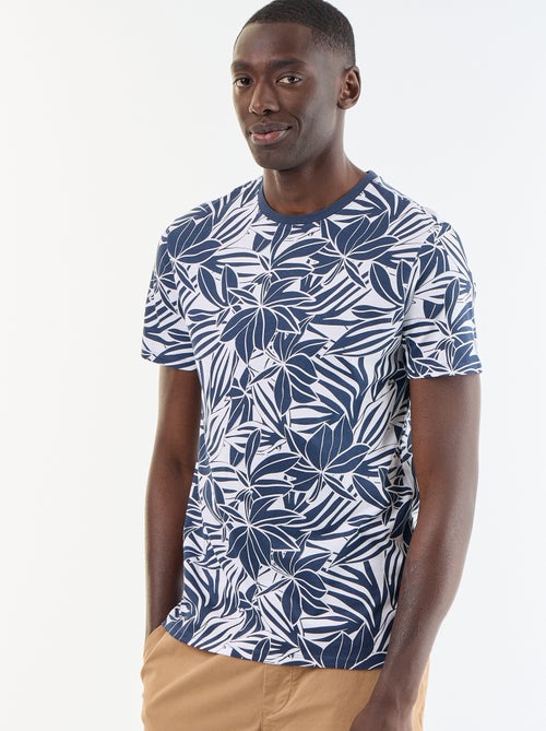 T-shirt stampato fantasia a maniche corte - Kiabi