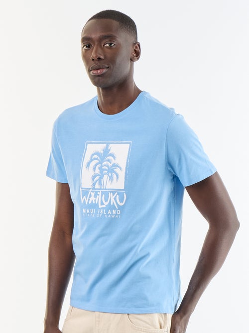 T-shirt stampato fantasia a maniche corte - Kiabi