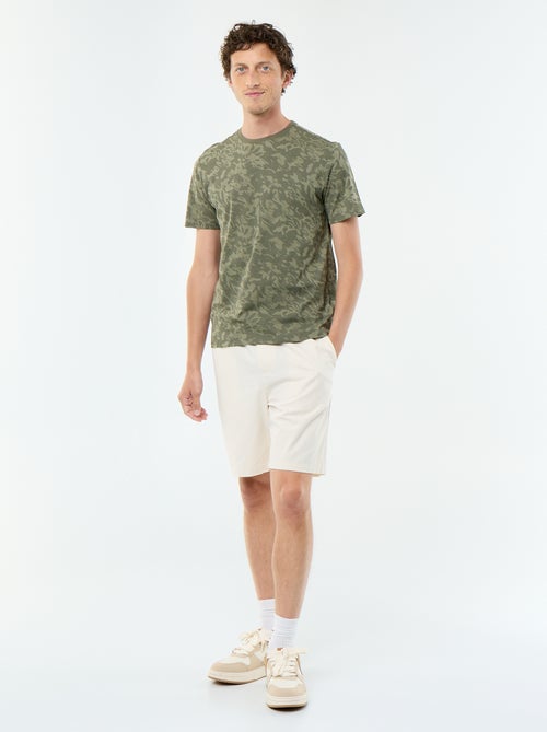 T-shirt stampato fantasia a maniche corte - Kiabi