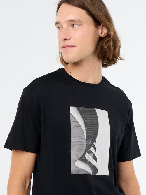 T-shirt stampato fantasia a maniche corte - Kiabi