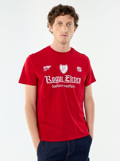 T-shirt stampato fantasia a maniche corte - Kiabi
