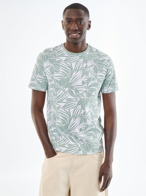 T-shirt stampato fantasia a maniche corte - Kiabi