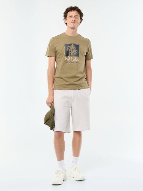 T-shirt stampato fantasia a maniche corte - Kiabi