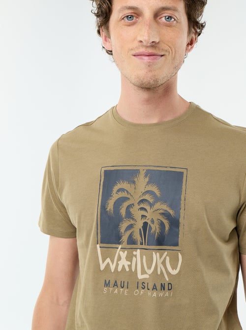 T-shirt stampato fantasia a maniche corte - Kiabi
