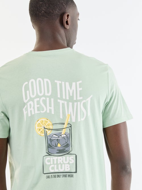 T-shirt stampato fantasia a maniche corte - Kiabi